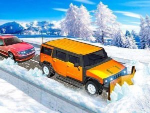 Snow Plow Jeep Simulator Online Game