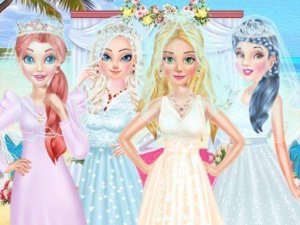 Princess Collective Wedding Dress Up Game