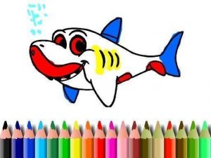 BTS Shark Coloring Book Online Game