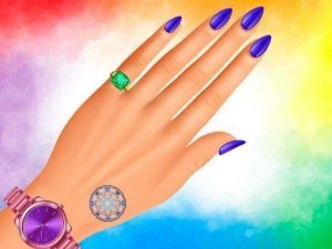 Nail Art Design Online Game