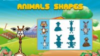 Animals Shapes for Kids Education Puzzle Game