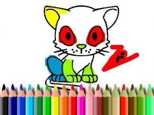 BTS Cat Coloring Online Game