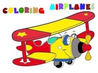 Coloring Book Airplane Online Game