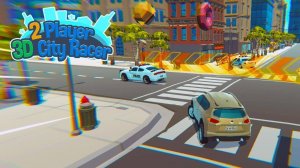 2 Player 3D City Racer: Online Driving Game