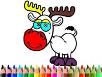 BTS Deer Coloring Book Online Game