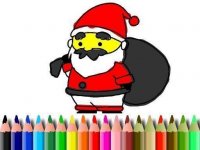 BTS Santa Claus Coloring Online Game