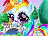 Rainbow Pony Caring Online Game