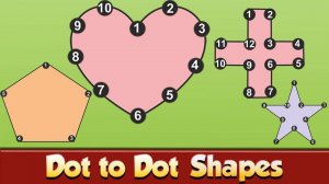 Dot to Dot Shapes Kids Education Puzzle Game