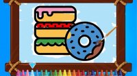 Kids Coloring Bakery Online Game