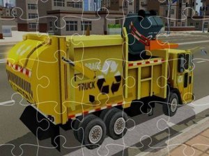 Garbage Trucks Jigsaw Puzzle Game Online