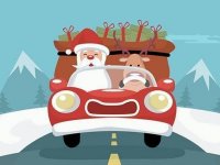 Santa Giving Presents Jigsaw Puzzle Game