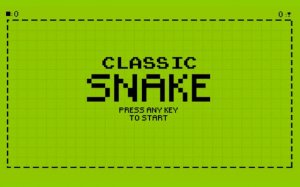 Classic Snake HTML5 Game