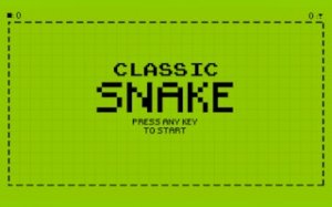 Pixel Snake Retro Arcade