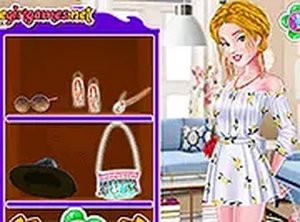 Princesses Flower Power Dress Up Game