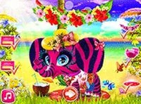 Happy Elephant Makeover Game