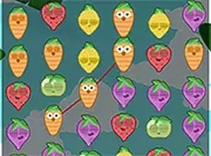 Vegetables Rush Match 3 Puzzle Game