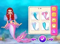 Princess Turned Into Mermaid Dress Up Game