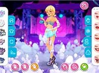 Girly Foam Party Dress Up Game