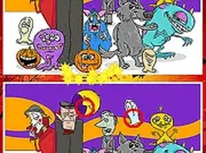 Find 5 Differences Halloween Puzzle Game