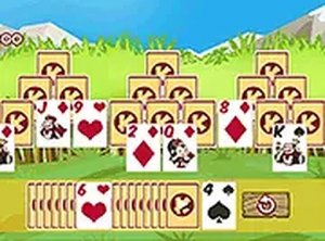 Kiba & Kumba Tri-Towers Solitaire Online Game