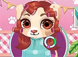 Cute Puppy Hair Salon Online Game