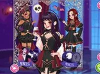 Girly Vampire Princess Dress Up Game