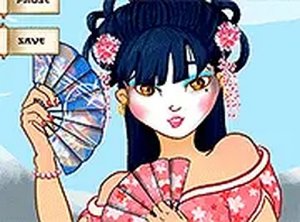 Geisha Make Up Dress Up Online Game