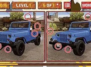 American Differences Cars Puzzle Game
