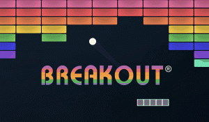 Atari Breakout Classic Puzzle Game